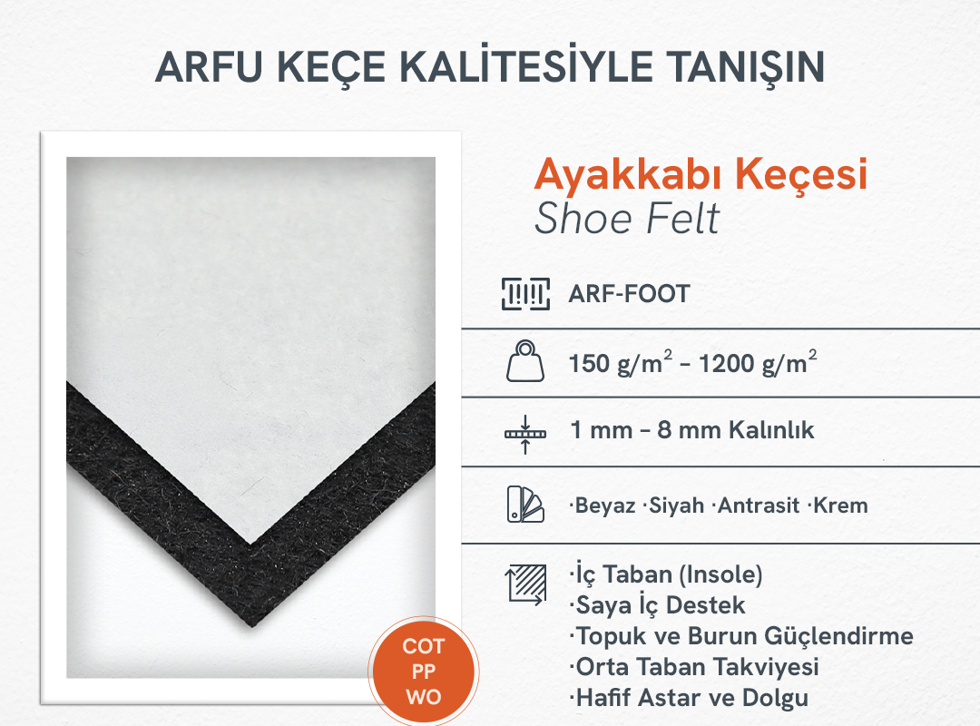 Ayakkabı Endüstrisinin Vazgeçilmezi: Ayakkabı Keçesi Nedir, Nerelerde Kullanılır?