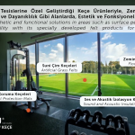 Spor Tesislerine Özel Keçeler